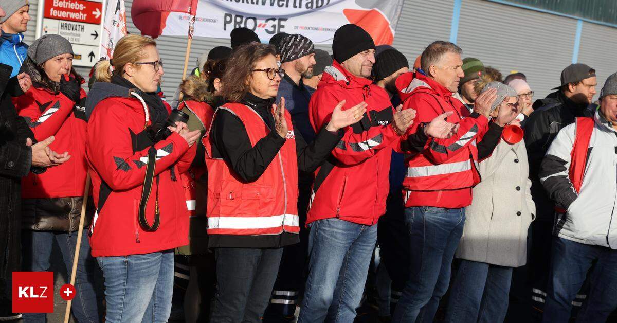 Metaller-KV | „Donnerstag Wird Stärkster Streiktag In Kärnten“